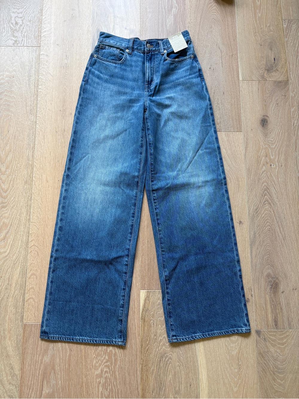 NWT Madewell 26 superwide leg jeans